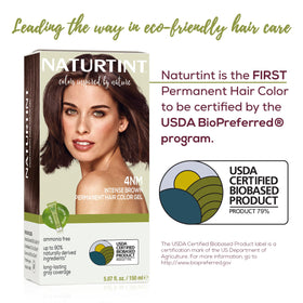 Naturtint 4NM Brun Intense application cheveux sans ammoniaque