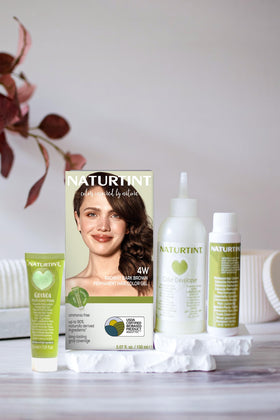 Naturtint 4W Châtain Foncé application de la coloration sur cheveux