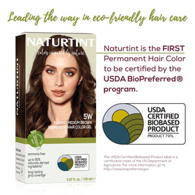 Naturtint 5W Brun Moyen Coloration Permanente 204g côté droit