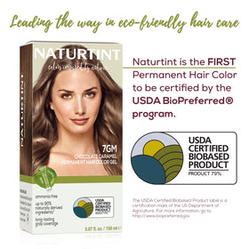 Naturtint 7GM Chocolat Caramel coloration permanente application