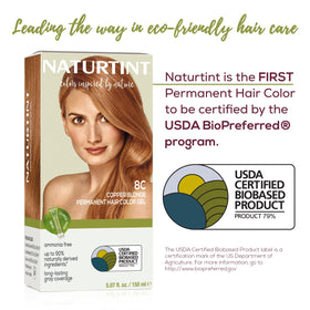 Naturtint 8C Blond Cuivré, application facile à domicile