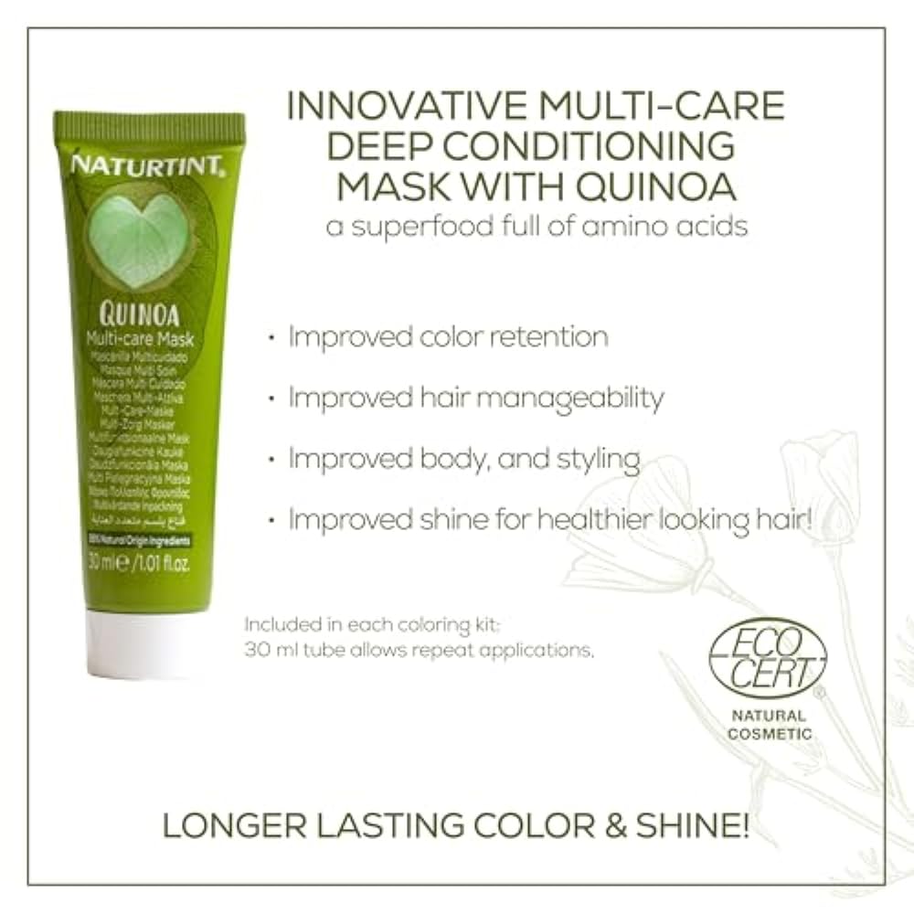 Naturtint 8C Cuivre Blond couleur après application sur cheveux