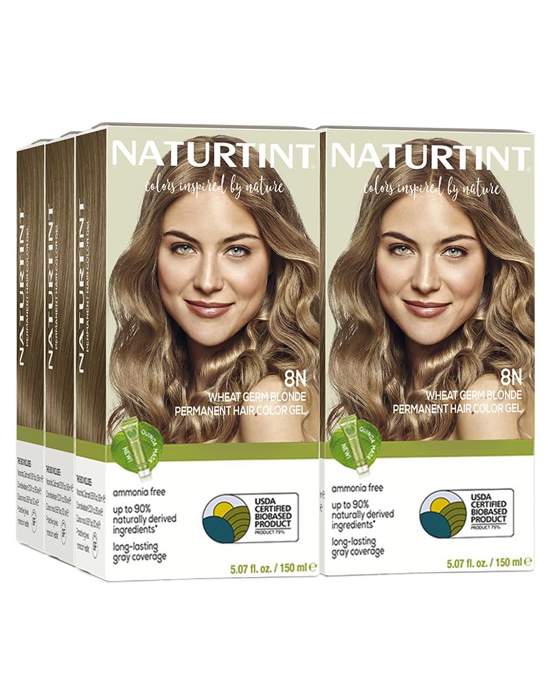Naturtint 8N Blonde Germes de Blé couleur cheveux pack de 6