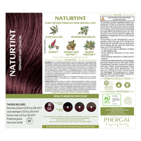 Naturtint Cerise Noire 227g application sur cheveux