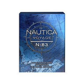 Nautica Voyage N83 Eau de Toilette 100 ml avec bouchon et étiquette visible