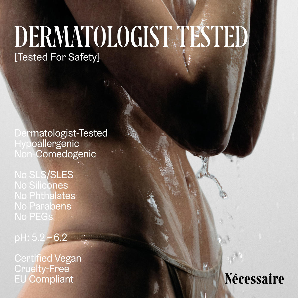 Nécessaire Exfoliant Corps Sans Parfum 272g en utilisation