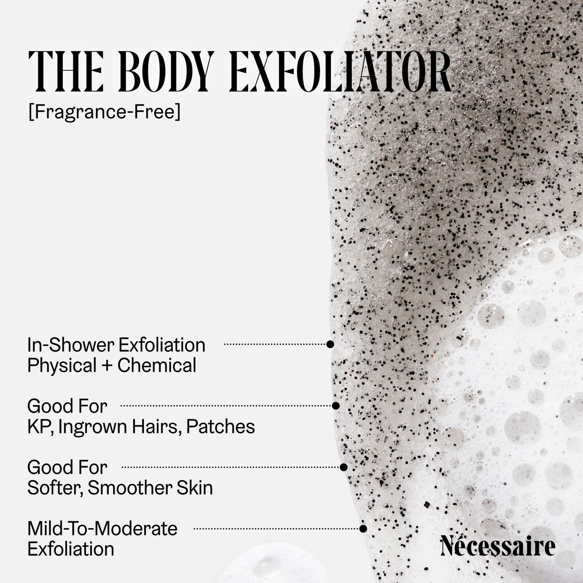 Nécessaire Exfoliant Corps Sans Parfum 272g texture du produit