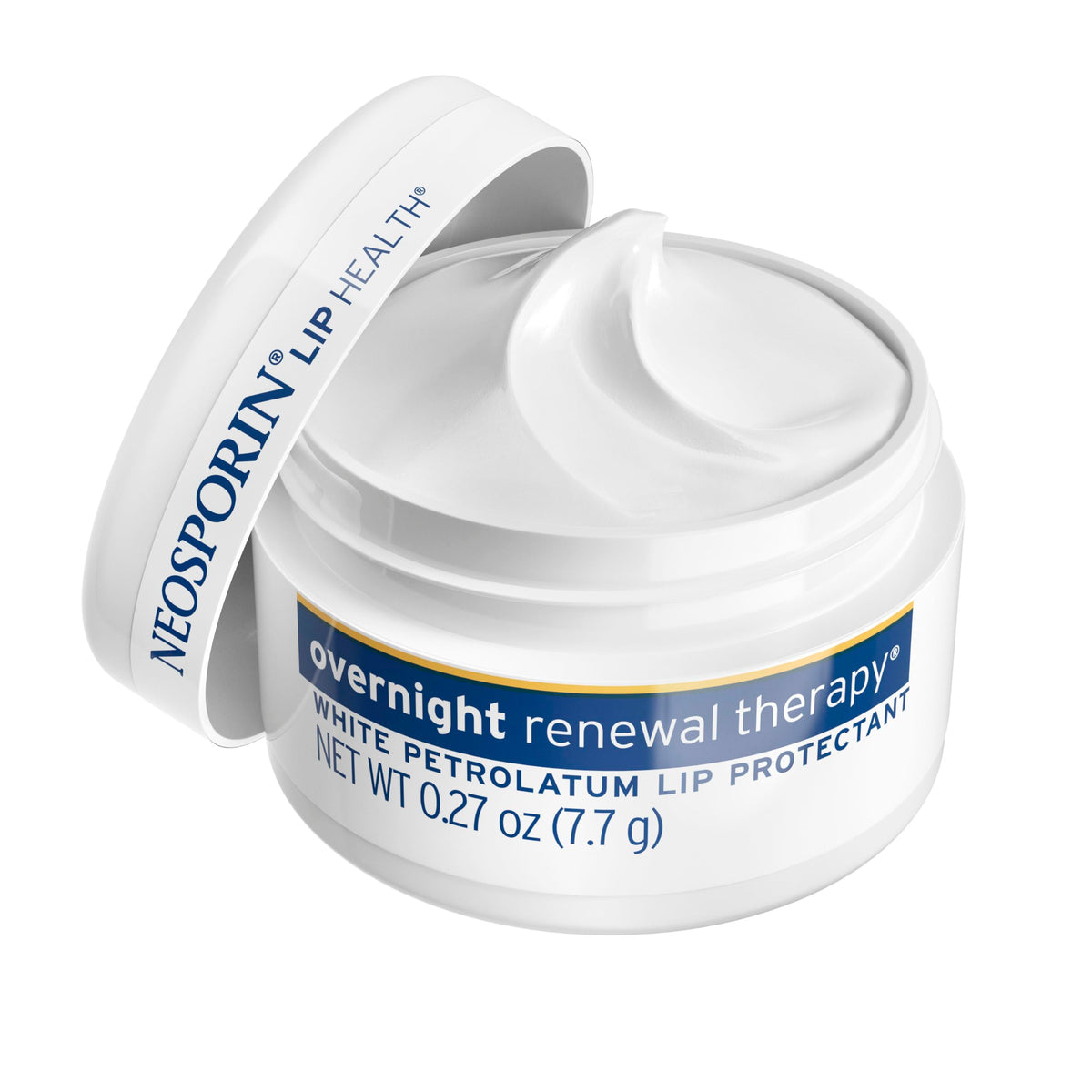 Neosporin Lip Health, deux tubes de baume sur fond neutre