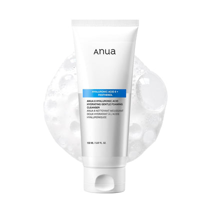 Nettoyant Moussant ANUA 240g vue avant avec pompe