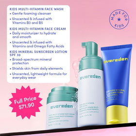 Nettoyant visage multi-vitamines pour enfants Evereden en tube