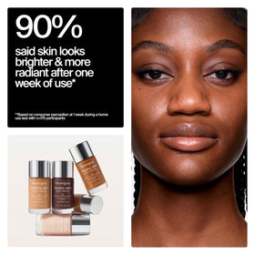 Neutrogena Fond de Teint Liquide Healthy Skin 430N Bronze avec autre maquillage