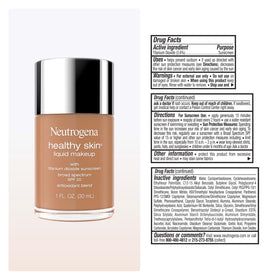 Neutrogena Fond de Teint Liquide Healthy Skin 430N Bronze texture proche