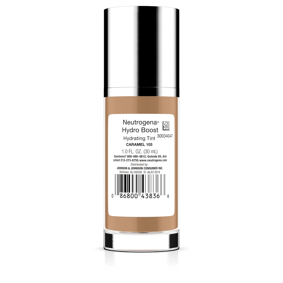 Neutrogena Hydro support Fond de Teint 105 Caramel en situation d'utilisation