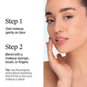 Neutrogena Hydro support Fond de Teint avec échantillons de teintes
