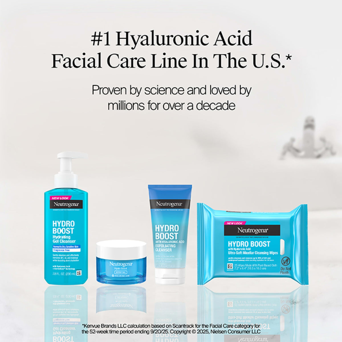 Neutrogena Hydro support Gel Nettoyant sur peau