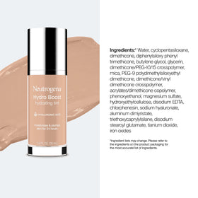 Neutrogena Hydro support Tinte Hydratant dans une trousse de maquillage