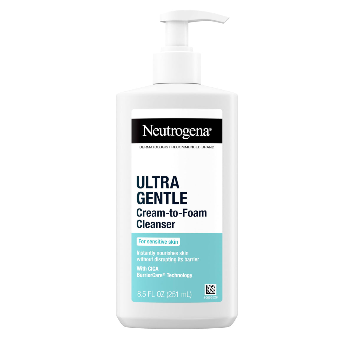 Neutrogena Nettoyant Visage Crème en Mousse 8,5 oz - vue avant