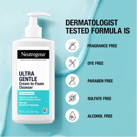 Neutrogena Nettoyant Visage Crème en Mousse - vue arrière