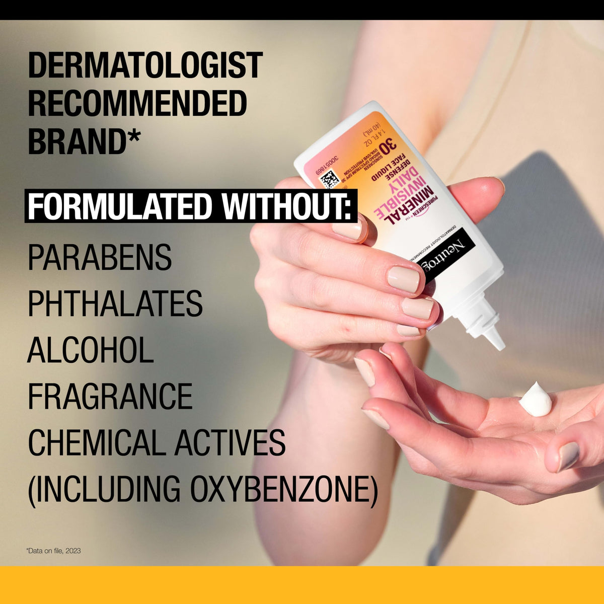 Neutrogena Purescreen+ Crème Solaire Minérale sur table