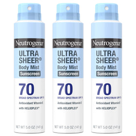 Neutrogena Spray Solaire Ultra Sheer SPF 70 pack de 3 x 147 ml