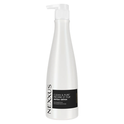 Nexxus Shampoo CLEAN & PURE 13,5 oz vue avant avec étiquette