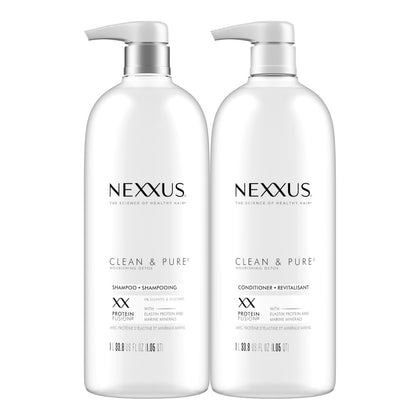 Nexxus Shampoo et Après-Shampooing Clarifiant 1000ml pack avant