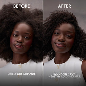Nexxus Shampoo et Après-Shampooing Humectress sur un comptoir de salle de bain