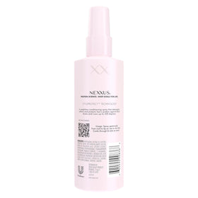 Nexxus Spray Protecteur de Chaleur 200g en ambiance de salle de bain