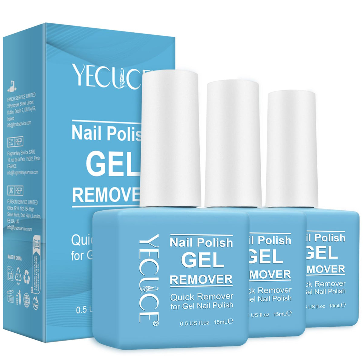 NIFEISHI Gel Polish Remover 150ml vue de face avec étiquette
