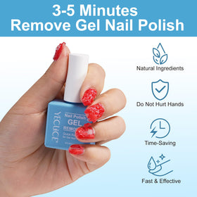 NIFEISHI Gel Polish Remover application sur ongles