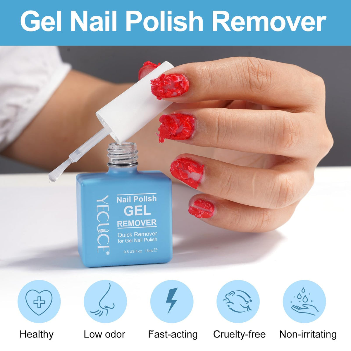 NIFEISHI Gel Polish Remover avec accessoires de manucure