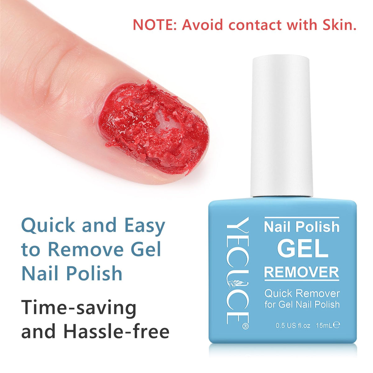 NIFEISHI Gel Polish Remover avec instructions d'utilisation