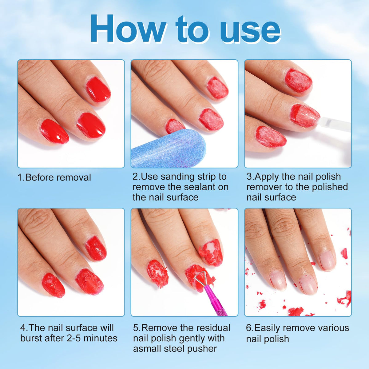 NIFEISHI Gel Polish Remover emballage et produit