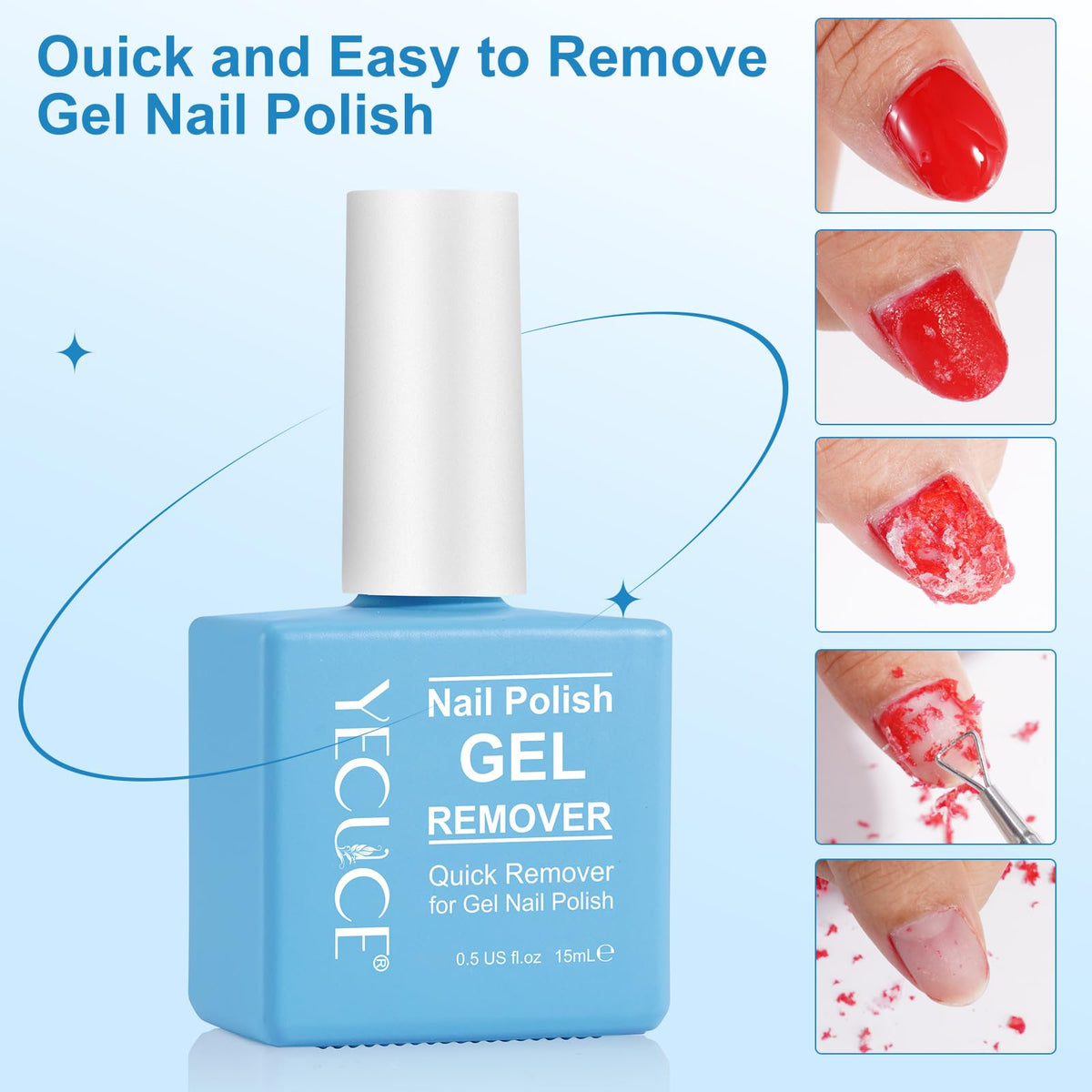 NIFEISHI Gel Polish Remover en voyage dans un sac