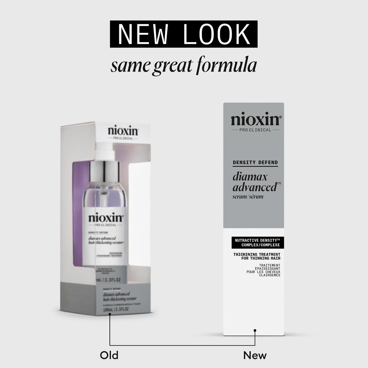 Nioxin Diamax Advanced Sérum Épaississant avec instructions
