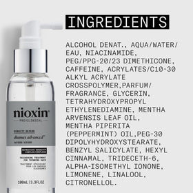 Nioxin Diamax Advanced Sérum Épaississant sur fond neutre