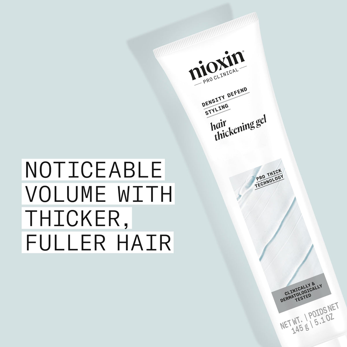 NIOXIN Gel Épaississant Density Defend 159g application sur cheveux