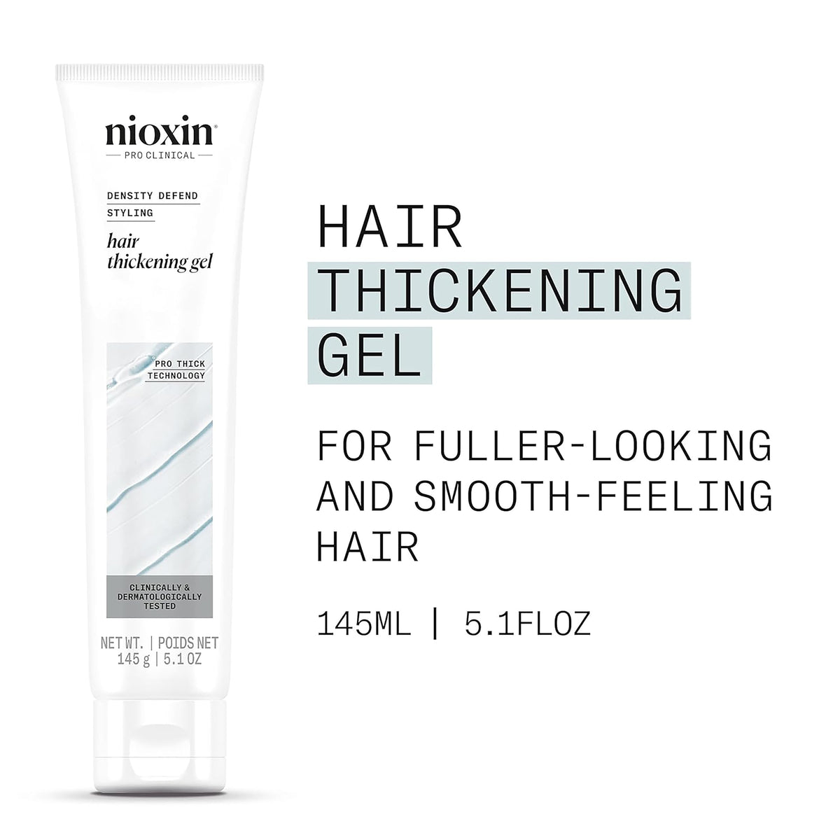 NIOXIN Gel Épaississant Density Defend 159g avec bouchon ouvert