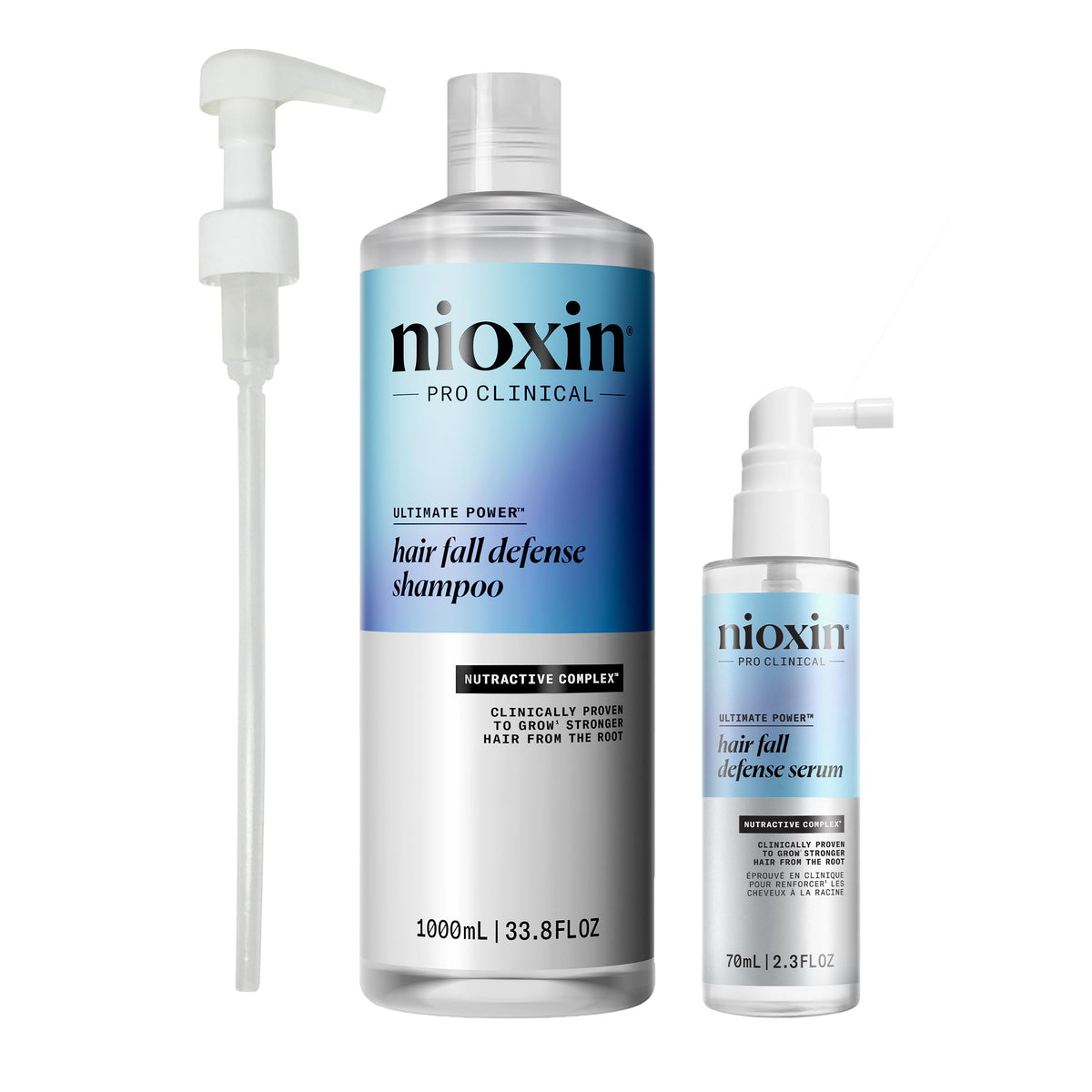 NIOXIN Kit de Traitement contre la Chute des Cheveux 1L et 2,3 Fl Oz devant
