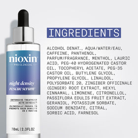 NIOXIN Sérum de Nuit 136g sur un fond neutre