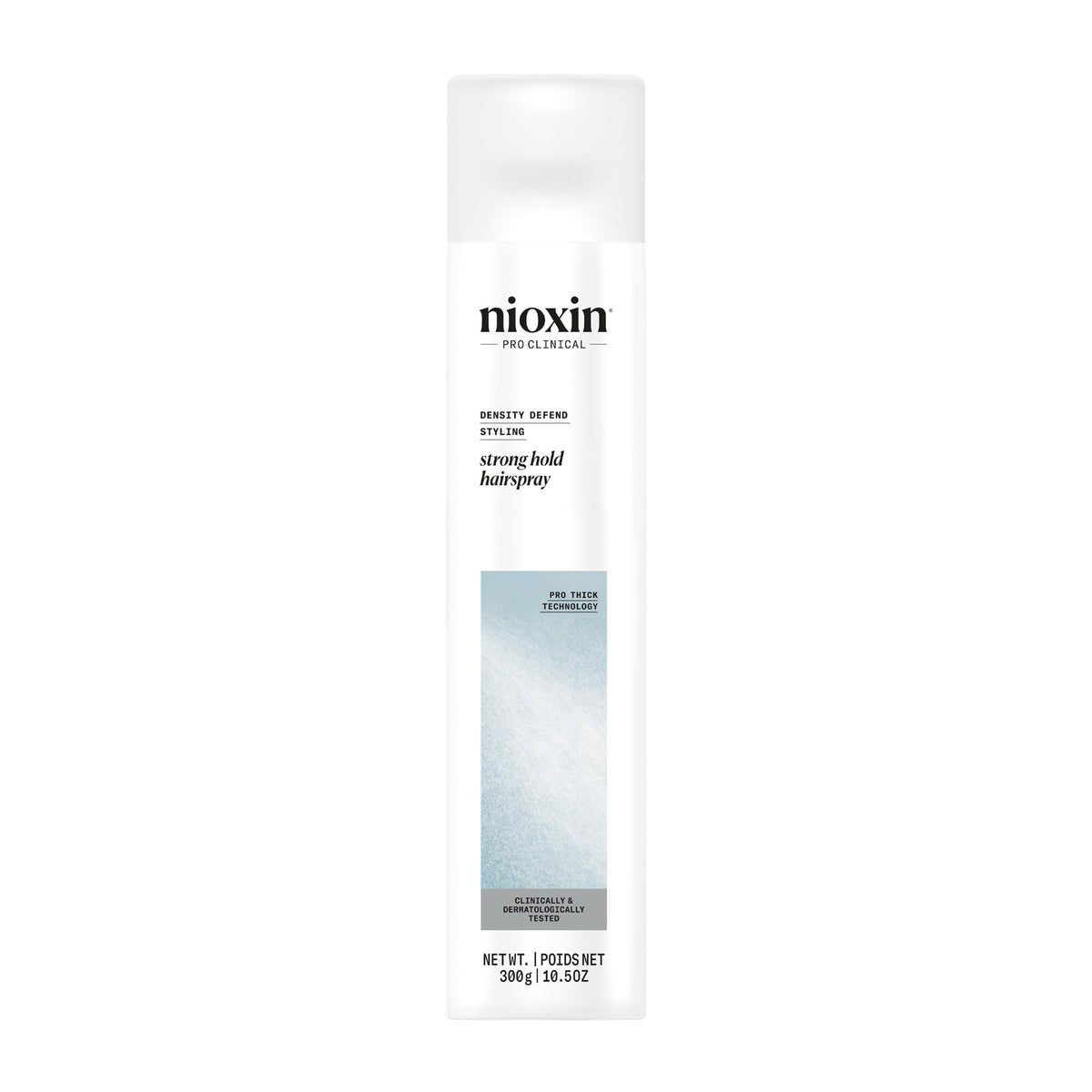 NIOXIN spray fixatif fort 372g vue avant avec bouchon