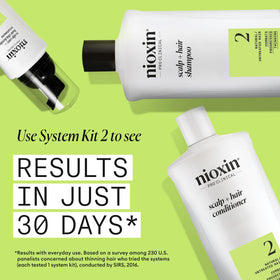 NIOXIN Système 2 après-shampooing 558g en situation sur un lavabo