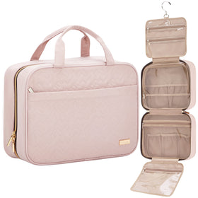 NISHEL trousse de toilette voyage Femme vue avant avec plusieurs compartiments