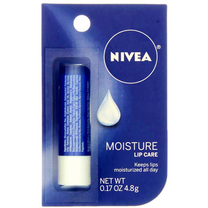 NIVEA A Kiss of Moisture Baume à lèvres pack de 5, avant