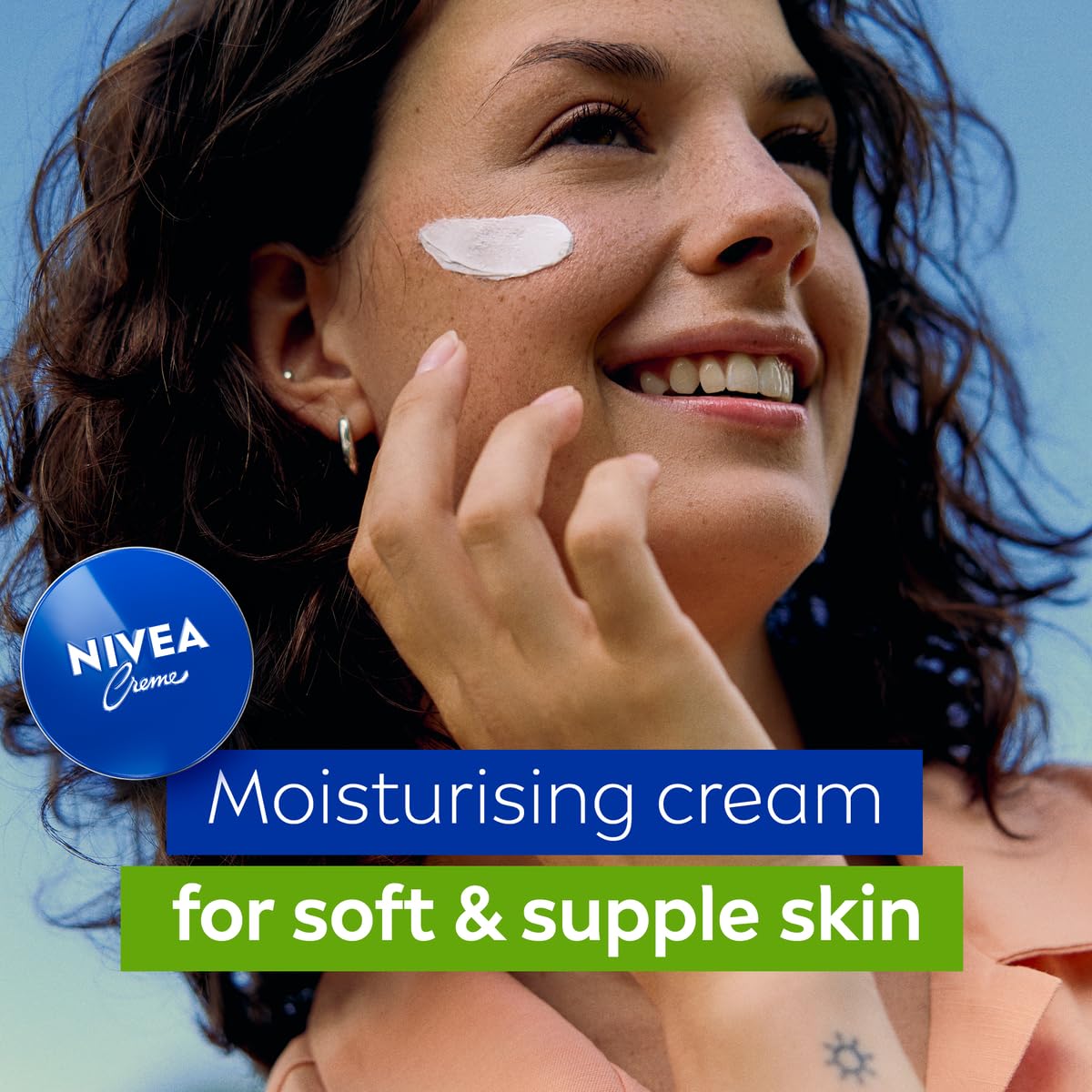 NIVEA Crème Multi-usages 150 ml pot ouvert avec texture