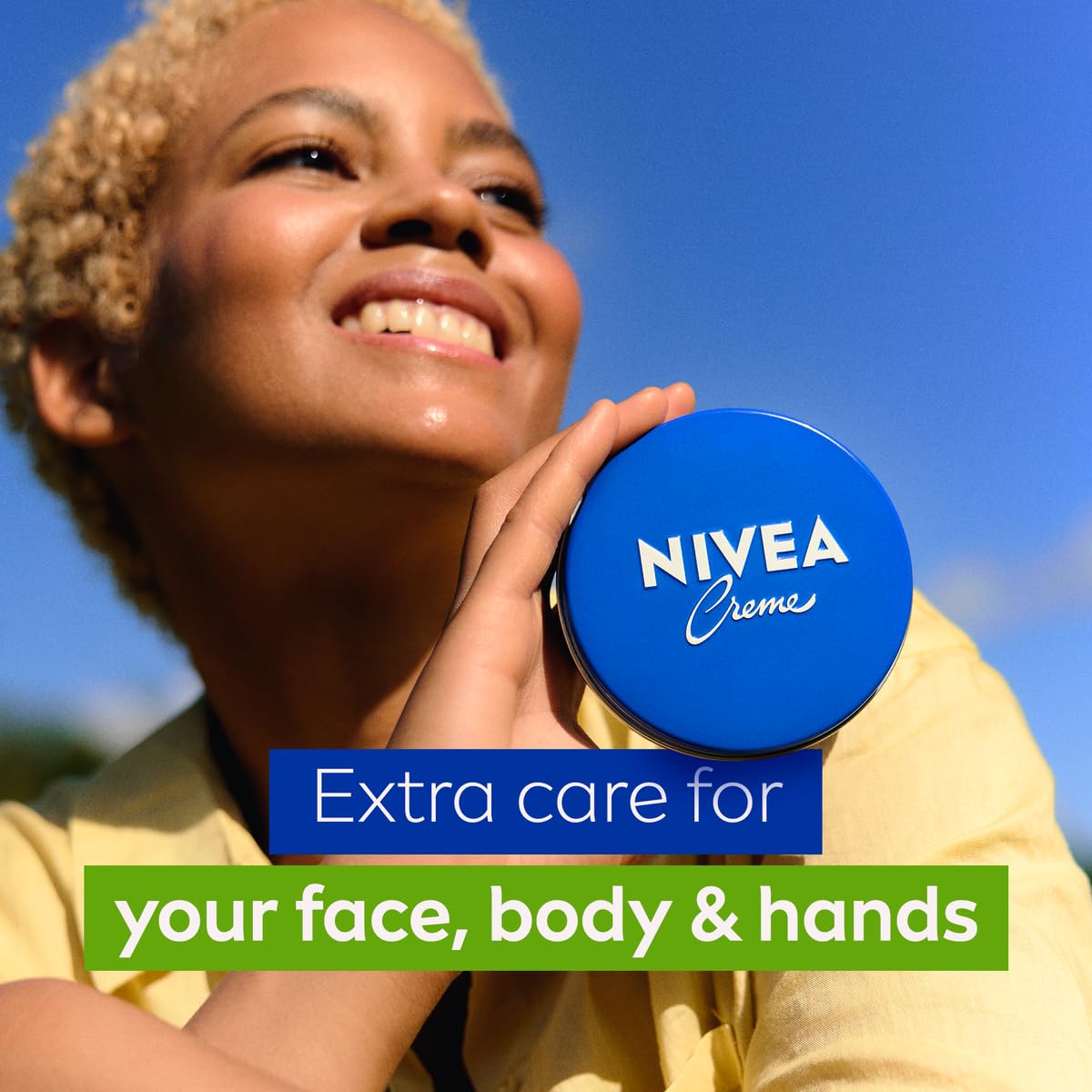 NIVEA Crème Multi-usages 150 ml pot vu de côté