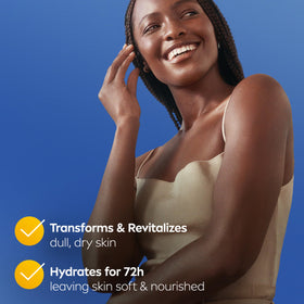 NIVEA Lotion Corps avec bouteille en plastique recyclé