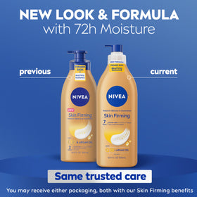 NIVEA Lotion Corps Raffermissante Melanin 500ml avec Q10 et Huile d'Argan