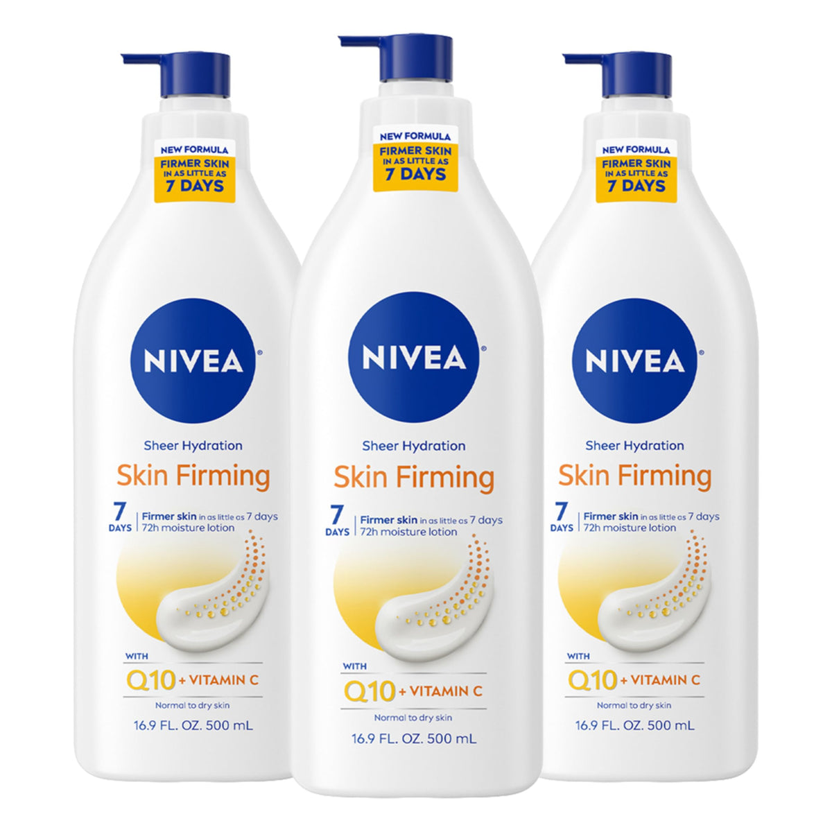 NIVEA Lotion Hydratante Raffermissante Q10 500ml vue avant