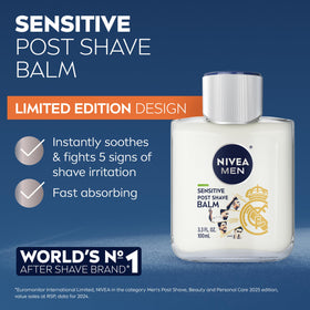 NIVEA MEN Baume Après-Rasage Sensible 100 ml Édition Limitée Real Madrid côté